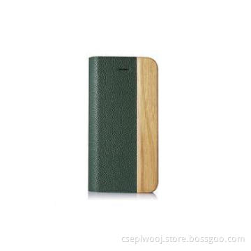 Walnut And Leather Combo Rugged Wooden iPhone 4 Cover Cool